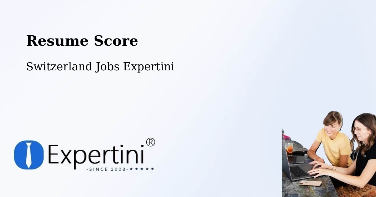 Resume Score & Job Description Match Tool – Verbier - Switzerland Jobs Expertini